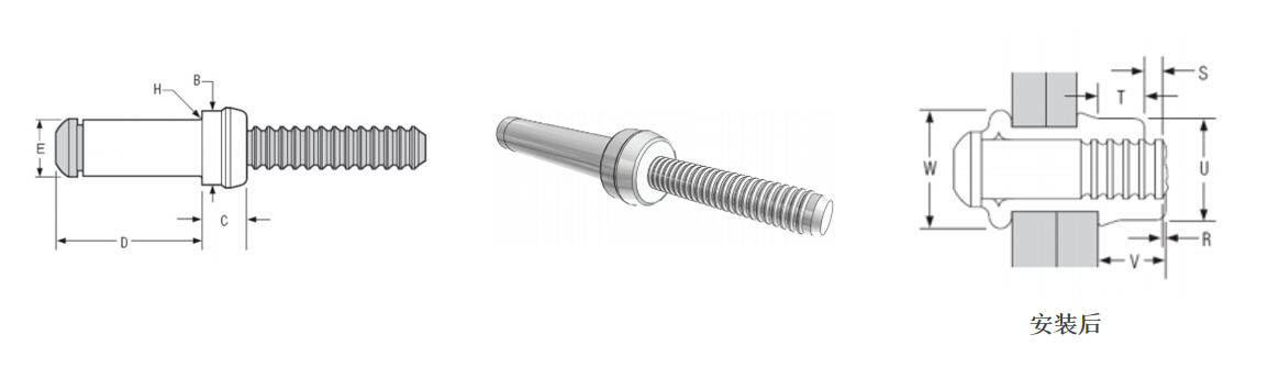 BOM铆钉产品结构