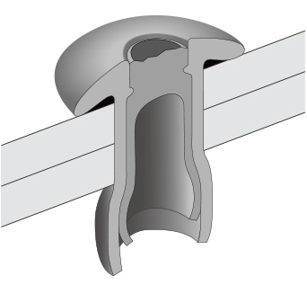 内锁口杯型拉丝铆钉性能