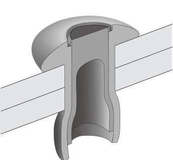 外锁口杯型拉丝铆钉优点