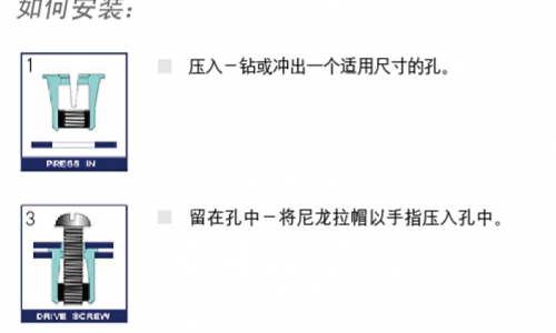 尼龙铆螺母产品介绍